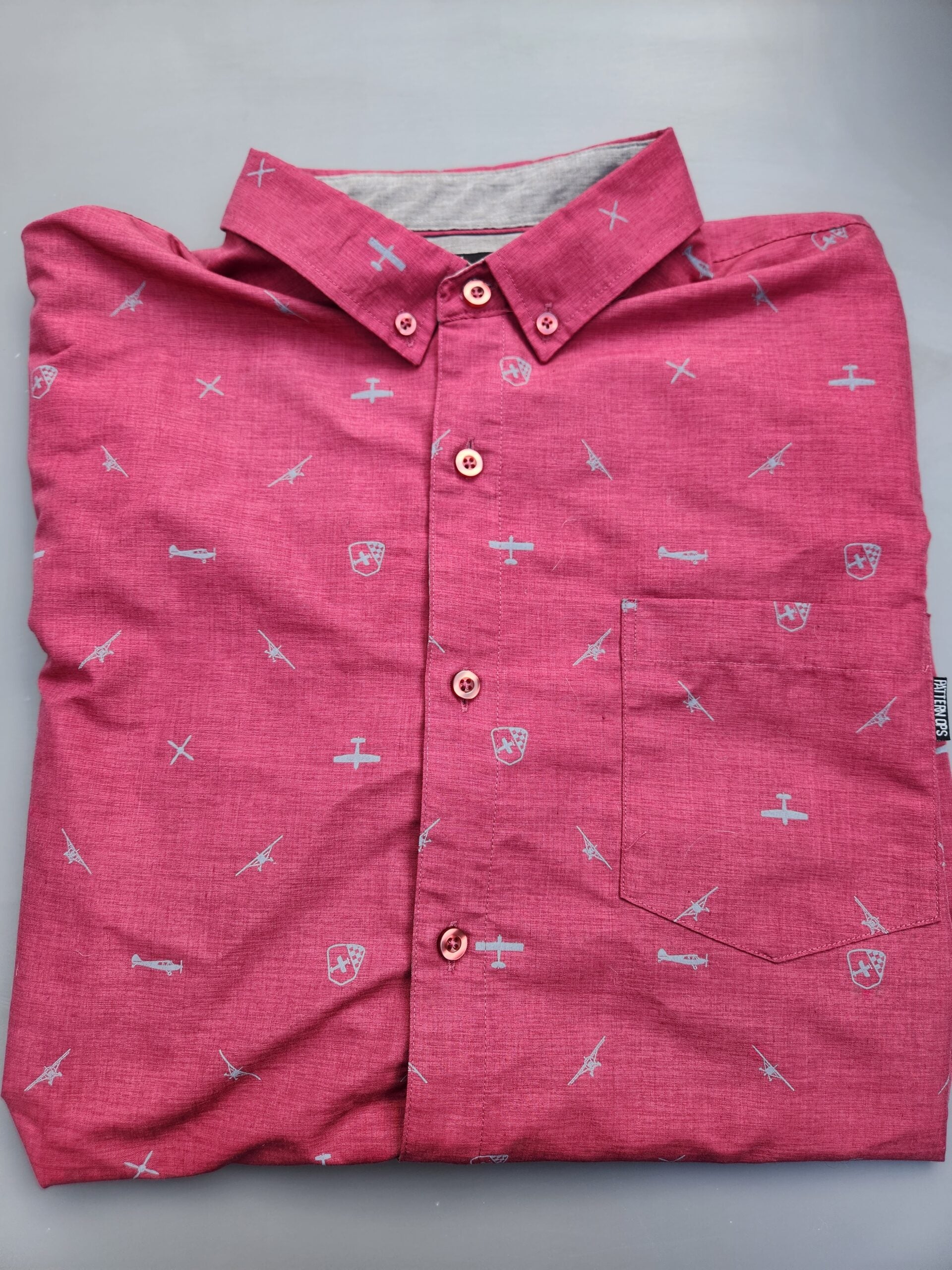Pattern Ops STOL Short Sleeve Button Down Shirt